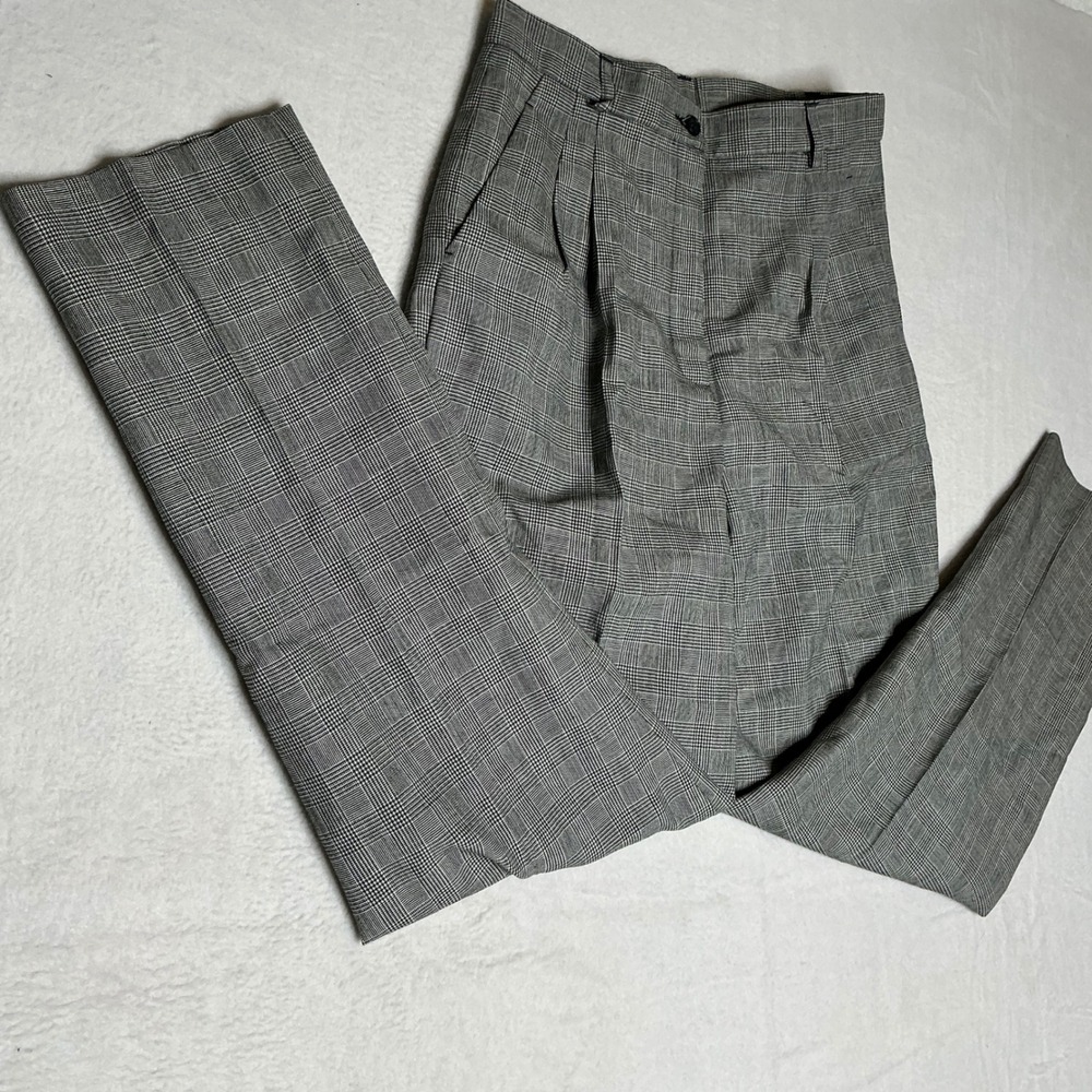 NWT Pendleton Women's Plaid Wool Petite Dress Pants Size 6 Vintage - Picture 2 of 6